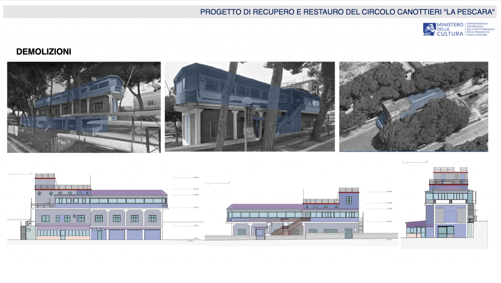 CIRCOLO CANOTTIERI - DEMOLIZIONI