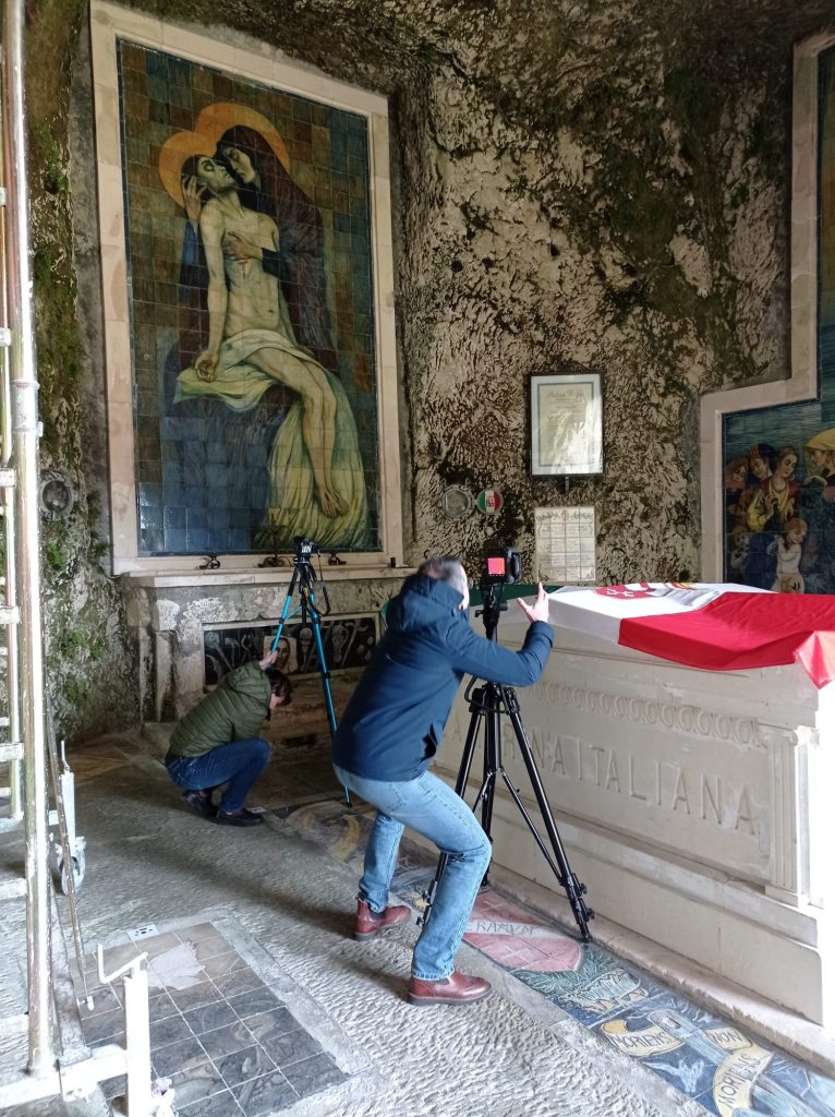 Al via i lavori al sacrario Andrea Bafile a Bocca di Valle