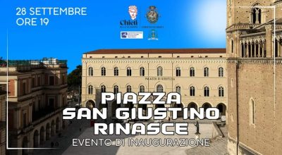 CHIETI | CERIMONIA INAUGURALE DELLA PIAZZA SAN GIUSTINO