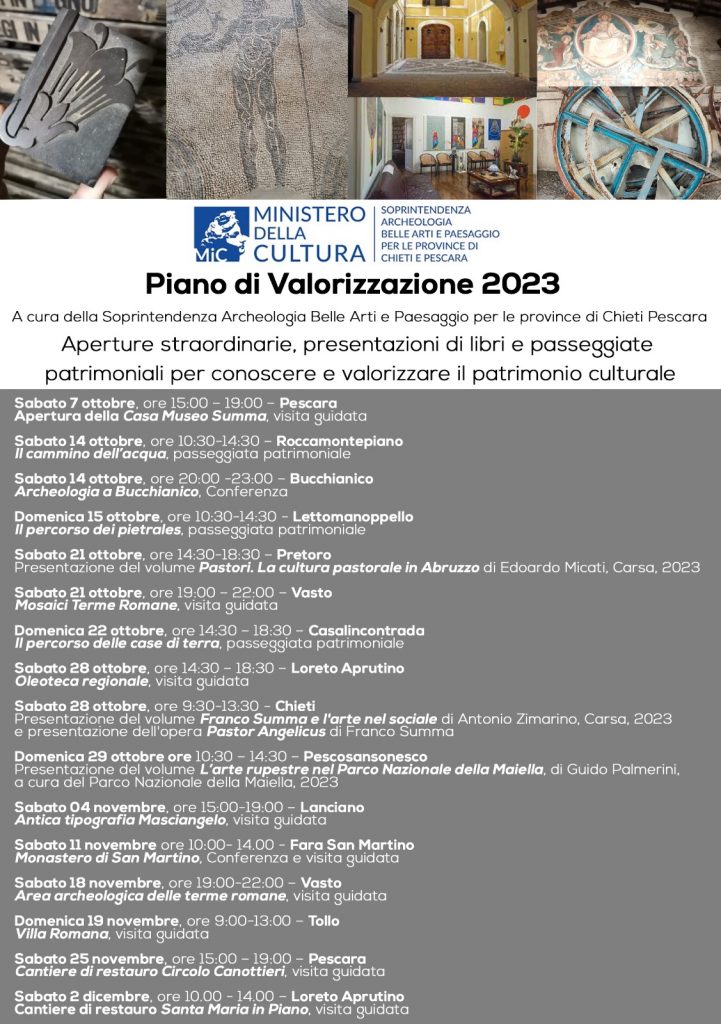 Programma PIANO DI VALORIZZAZIONE 2023