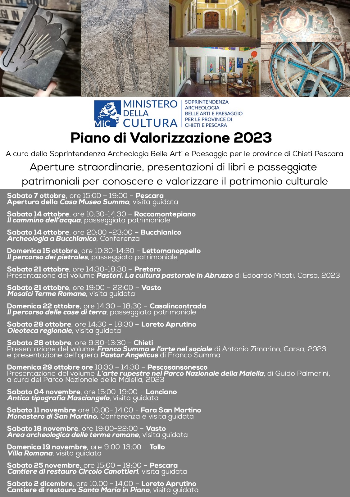 PIANO DI VALORIZZAZIONE 2023