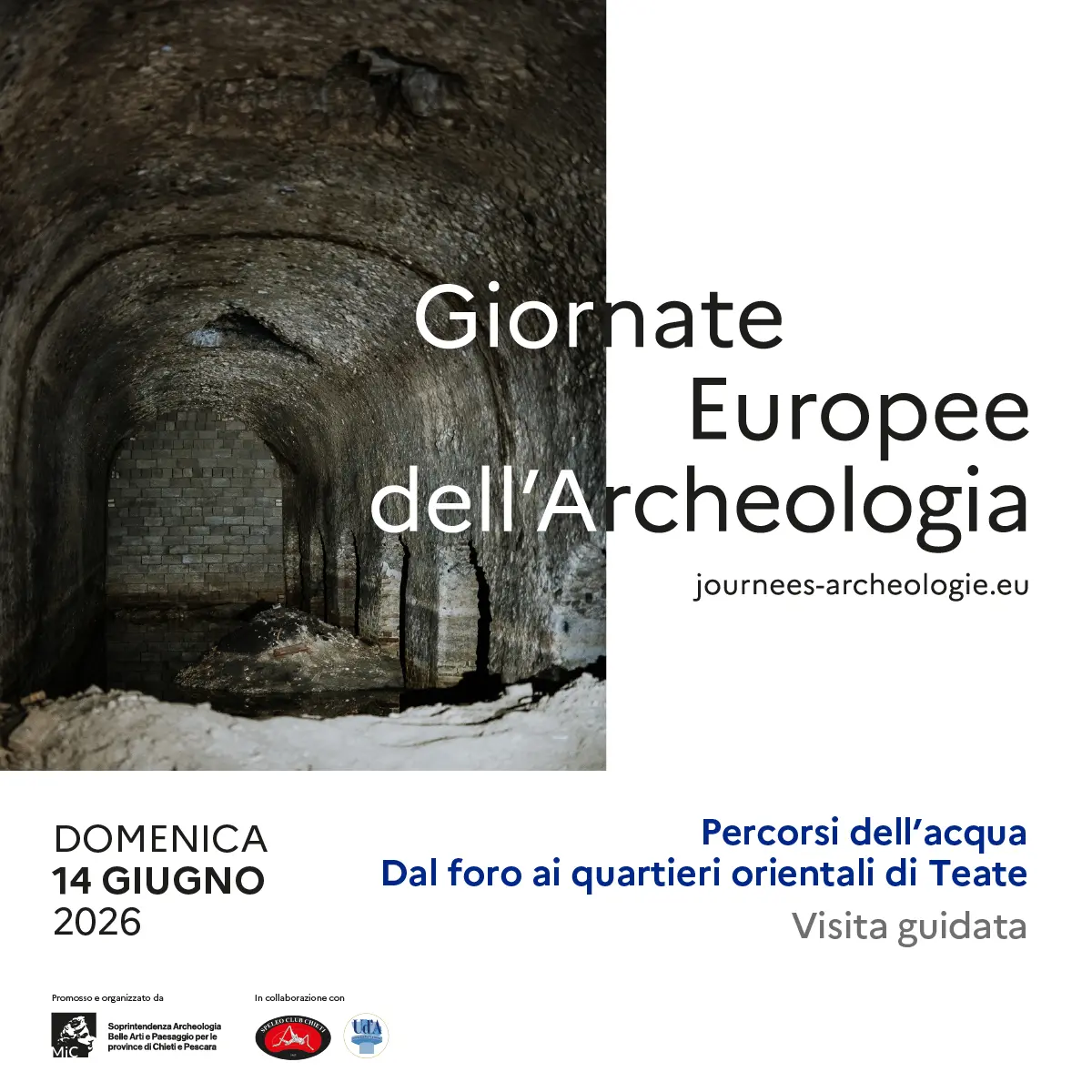 GIORNATE EUROPEE DELL’ARCHEOLOGIA | 12-13-14 GIUGNO 2026